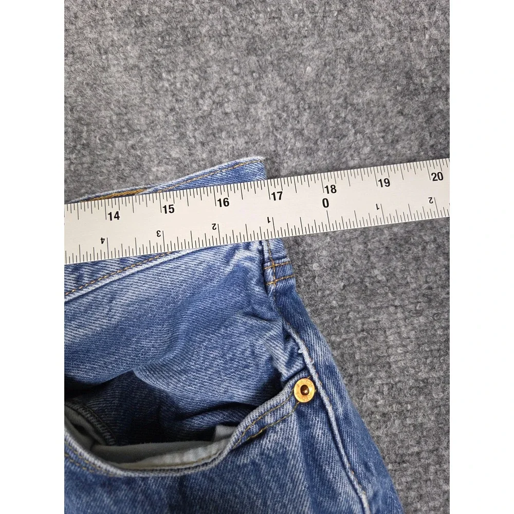 Levi's 501 Original Fit Jeans Mens 38x38 Blue Straight Leg Button Fly Denim 88/6